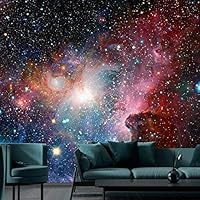 Wall Mural The Beautiful Space World Removable Self-Adhesive Wallpaper Wall Decoration for Bedroom Living Room - 66x96 inches