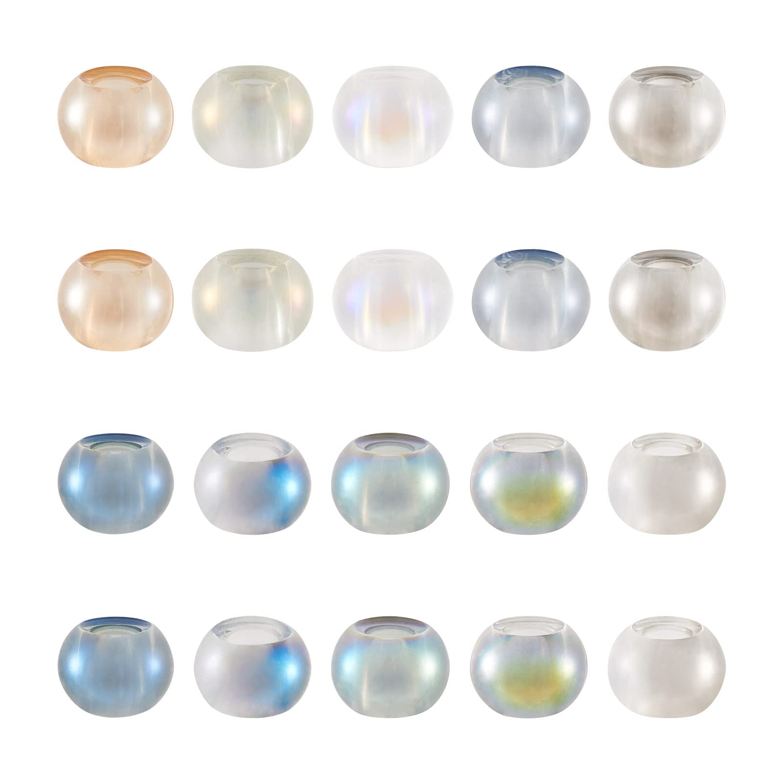 Perles européennes grand trou de 14 mm pour enfiler facilement vos cordons épais sans bloquer