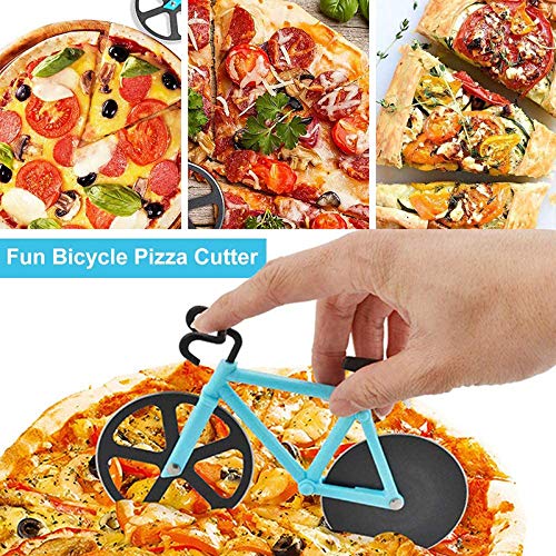Amazon｜自転車のピザ カッター ローラー ダブル ローラー ピザ