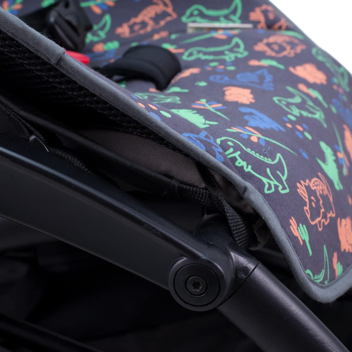 Poggiapiedi Per Passeggino Babyzen YOYO - Estensione 16cm, Tessuto Morbido, Nero - Foto 6