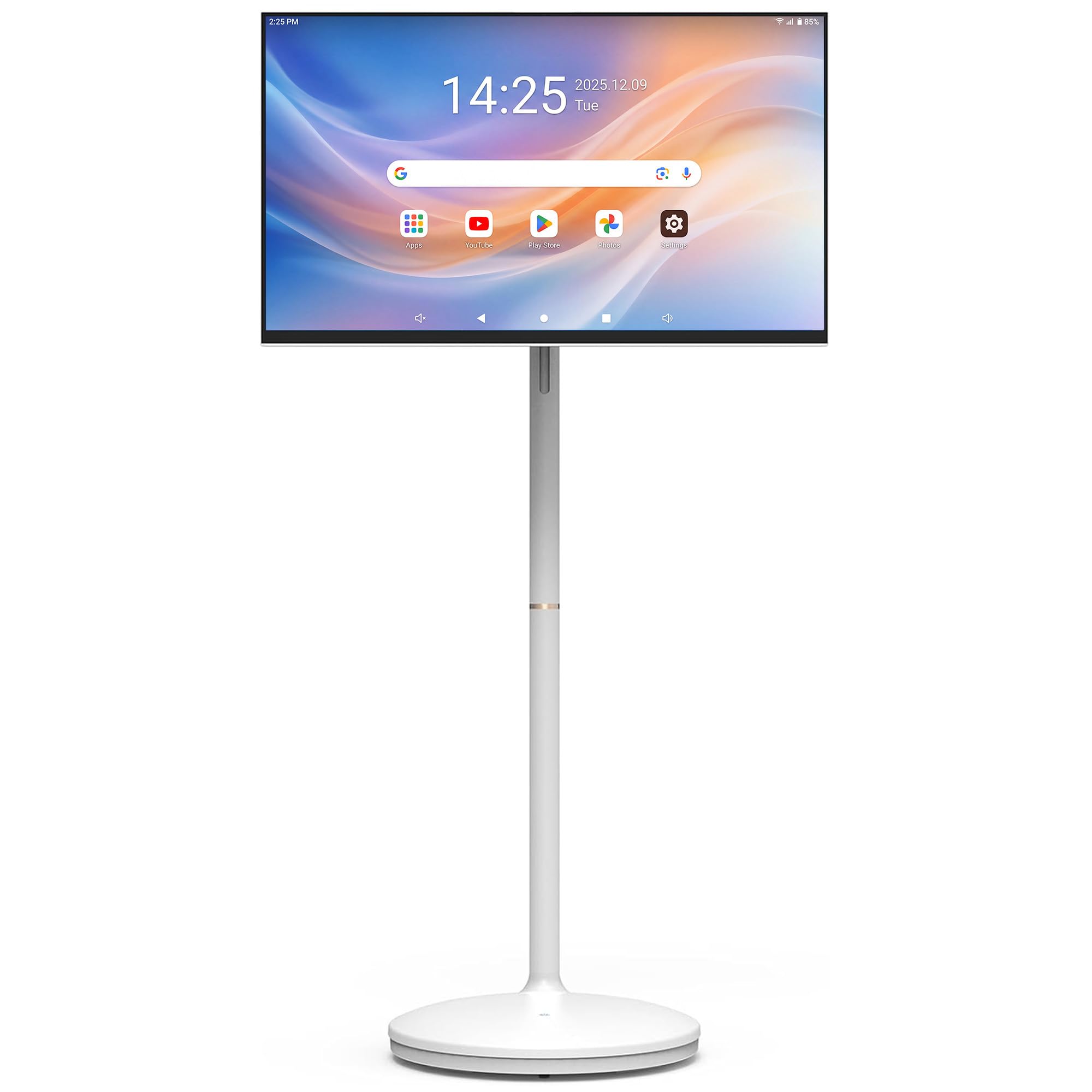 32" 4K Portable Smart Board with Rolling Stand, Built-in Battery