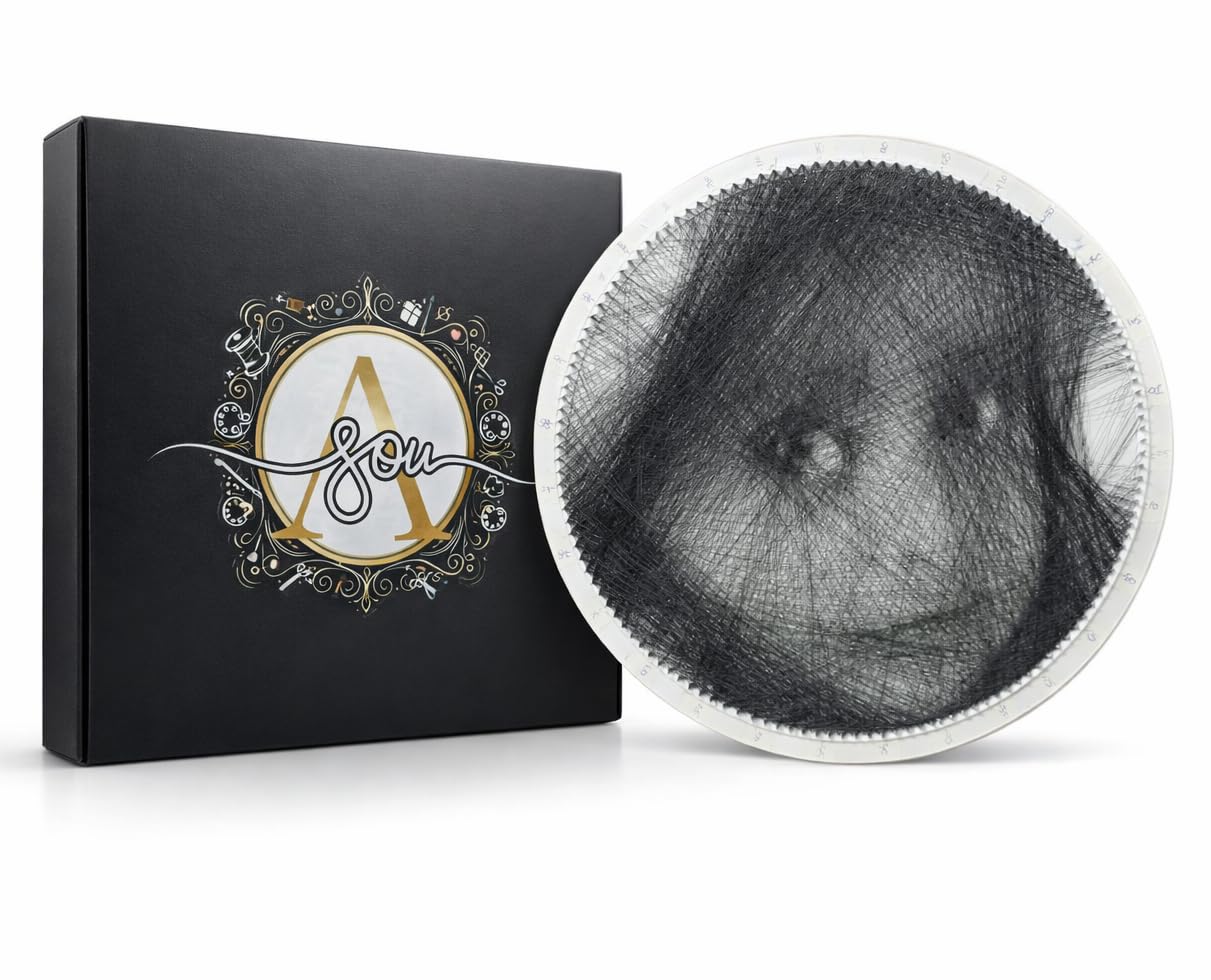 String Art Portrait Kit | Personalized Handmade Wall Art | Custom Photo Gift | Handmade Decor-picture-11