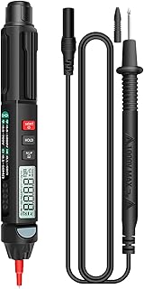 yeacher A3008 Caneta Multímetro 6000 Contagens Multímetro Digital Medidor Testador com Display LCD Backlight Lanterna NCV Auto-off para Tensão Resistência Corrente Capacitância Diodo Teste de Continuidade (Cor