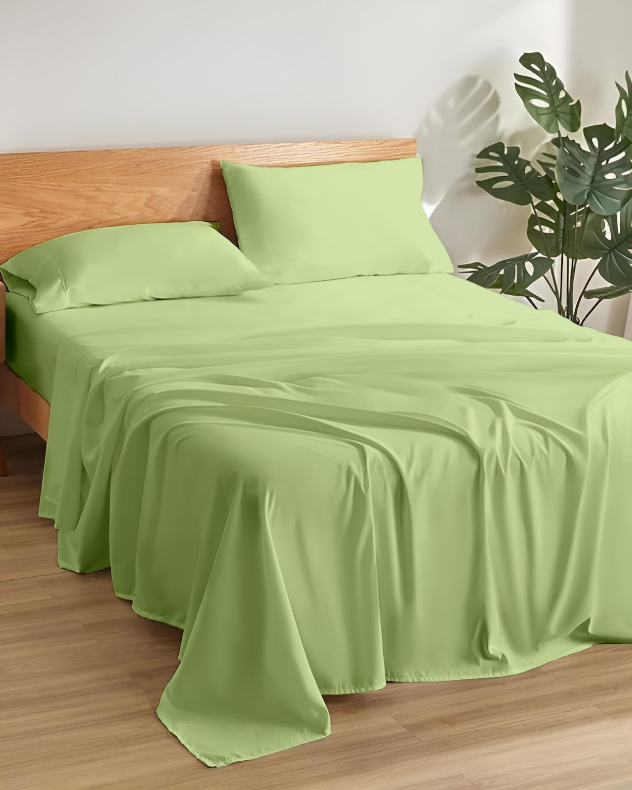 Soft Queen Bedsheets - Dark Grey Microfiber -25