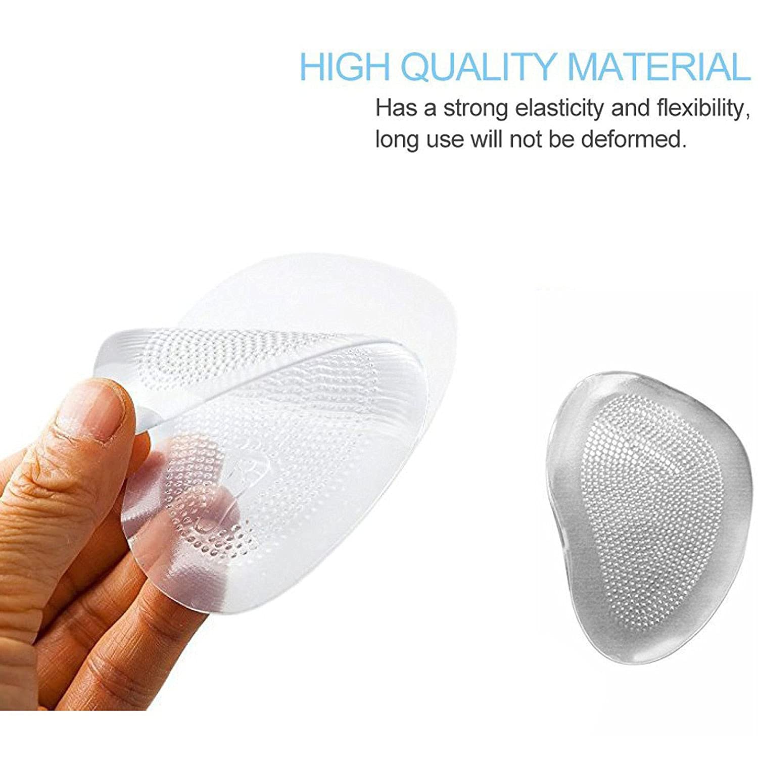 Pedimend solette metatarsali – 6 pezzi | dell' avampiede cuscini | tacco alto comfort Pads | neuroma Support | gel avampiede scarpa inserti | Sticky solette plantari