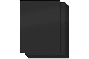 Ohuhu Black Card Stock Thick Paper 8.5" x 11"