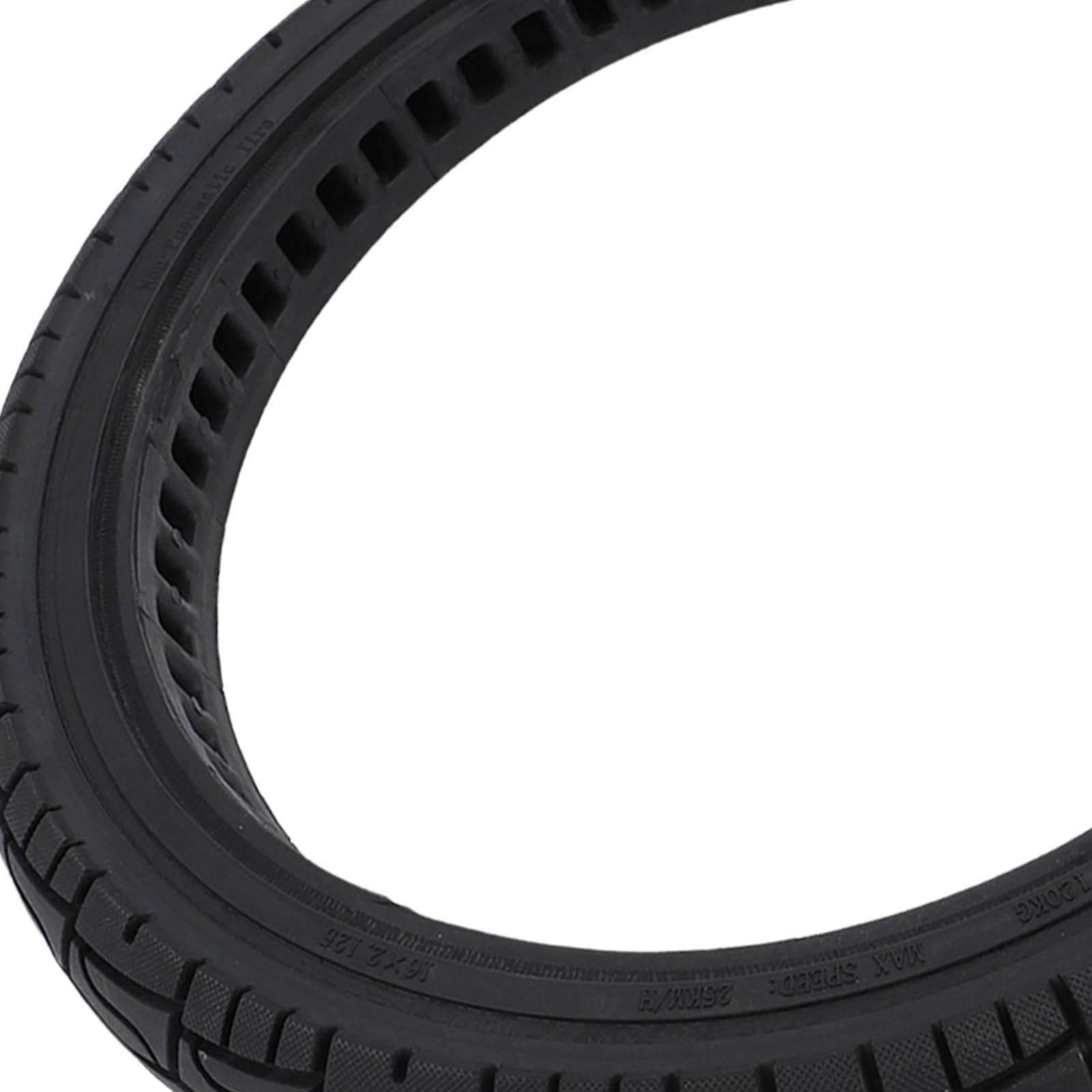 Pneumatico in Gomma Piena 16x2.125, Pneumatico Antideflagrante Antiforatura con Ciclismo 16 Pollici per Scooter Elettrici per Bici Elettriche