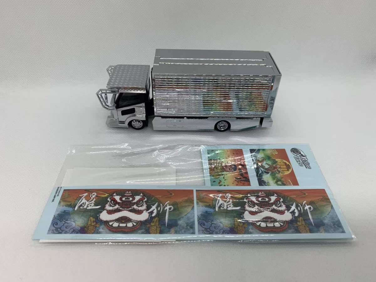 Dekotora 1:64スケール 銀メッキ仕上げ Dekotora 1:64スケール 銀メッキ仕上げ