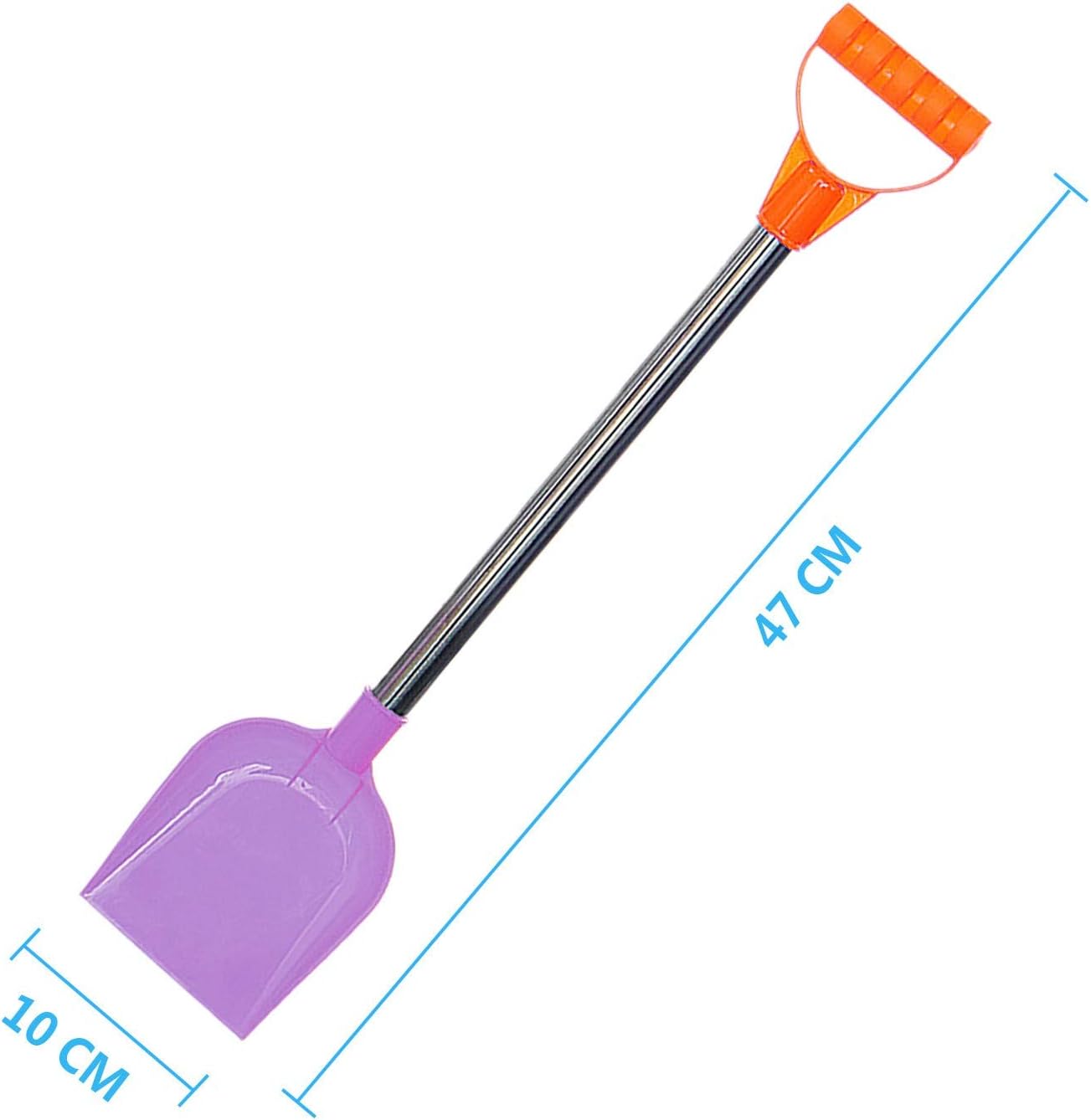 review IFOTIME Kids Snow Shovel,for Child Aged 2 to 13 Year Old to Use,Small Plastic Snow Shovel with Strong Handle, Lightweight and Sturdy with Right Size for Children Snow Shoveling