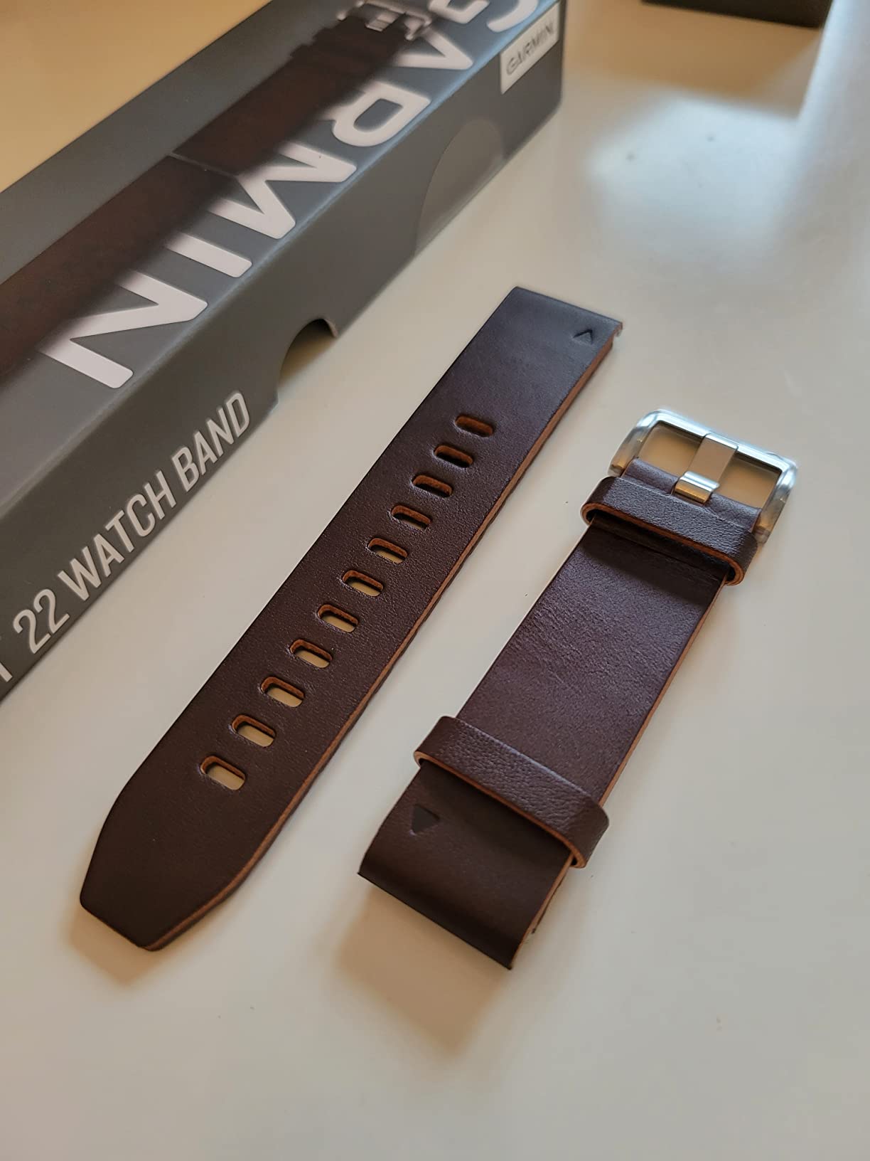 Garmin Quickfit 22 Watch Band Dark Sandstone Silicone (010-12863