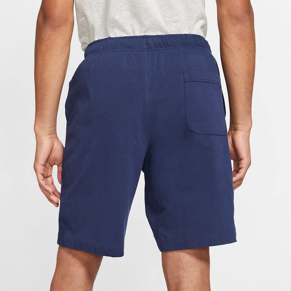 Nike Club Short Jsy - Pantalones Cortos, Hombre, Azul (Midnight Navy/(White), XL