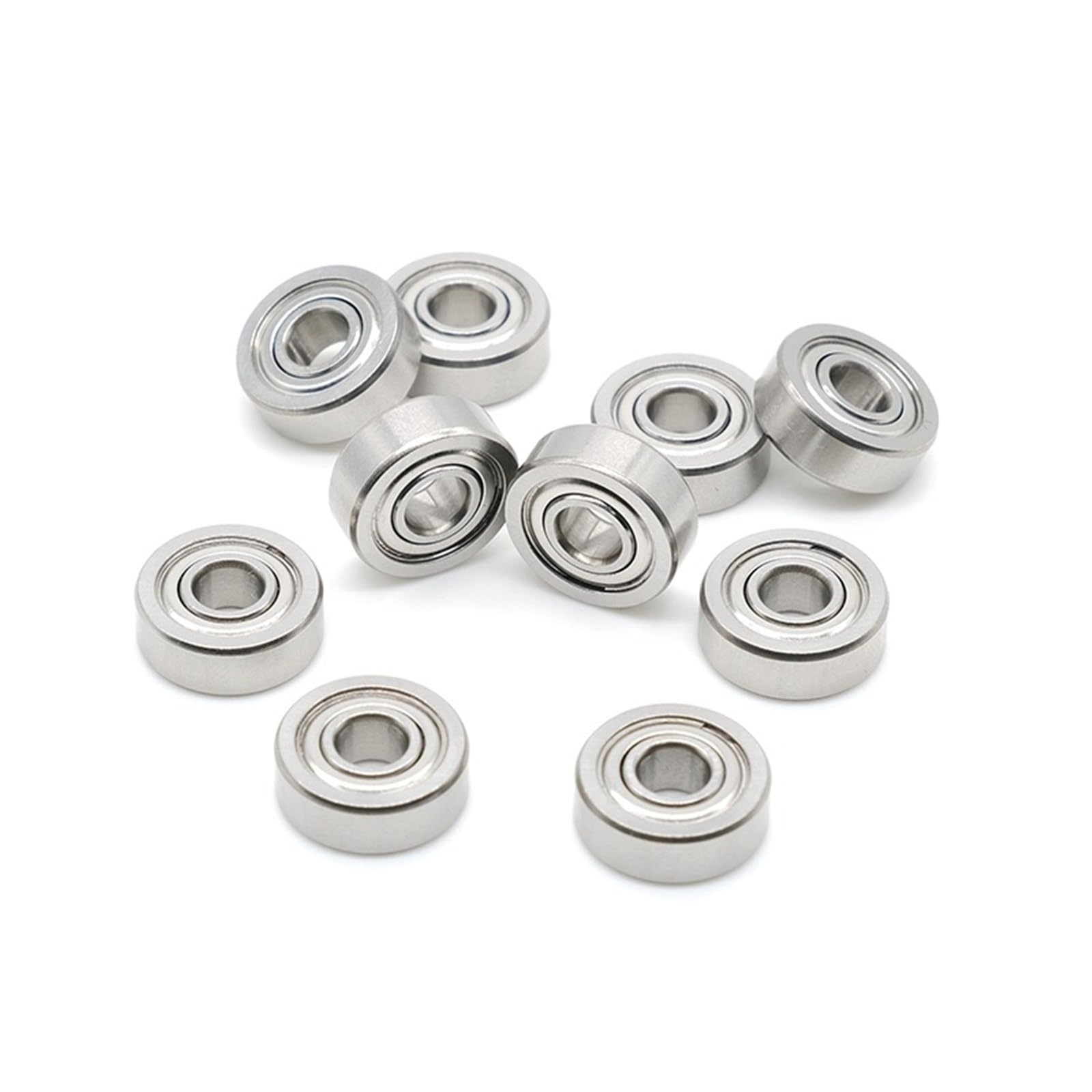 Rodamientos de bolas de acero inoxidable AISI440C S606ZZ 6 x 17 x 6 mm (10 unidades)