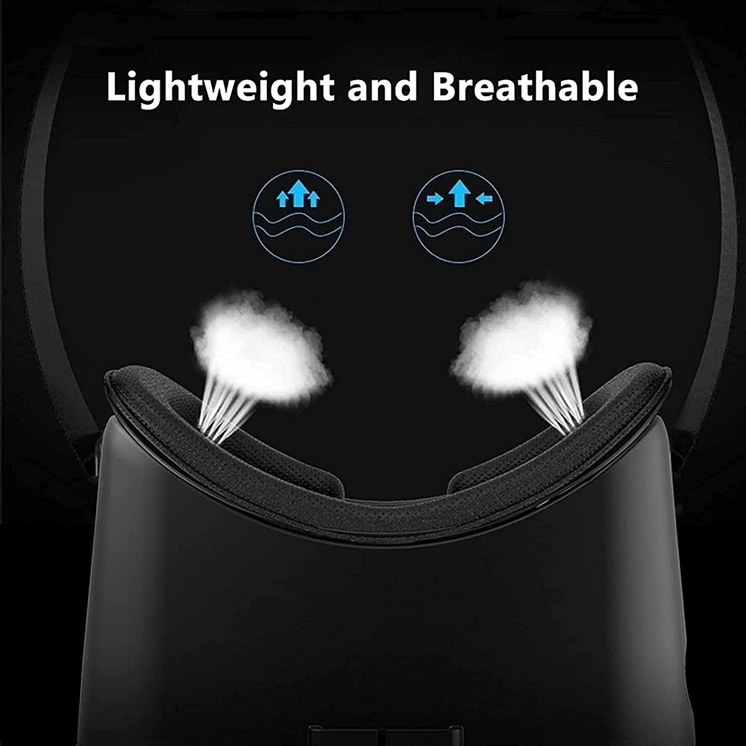 VR Headset, Virtual Reality Headset, VR Glasses, VR Goggles for Movies, Video,Games - 3D VR Glasses for iOS, Android and Other Phones Within 4.7-6.5 inches (Blue)