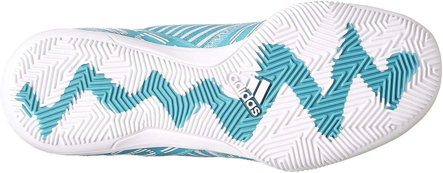 adidas Boy's Nemeziz Messi Tango 17.3 in J Soccer Shoe, White/Legend Ink/Energy Blue, 11.5 Medium US Little Kid