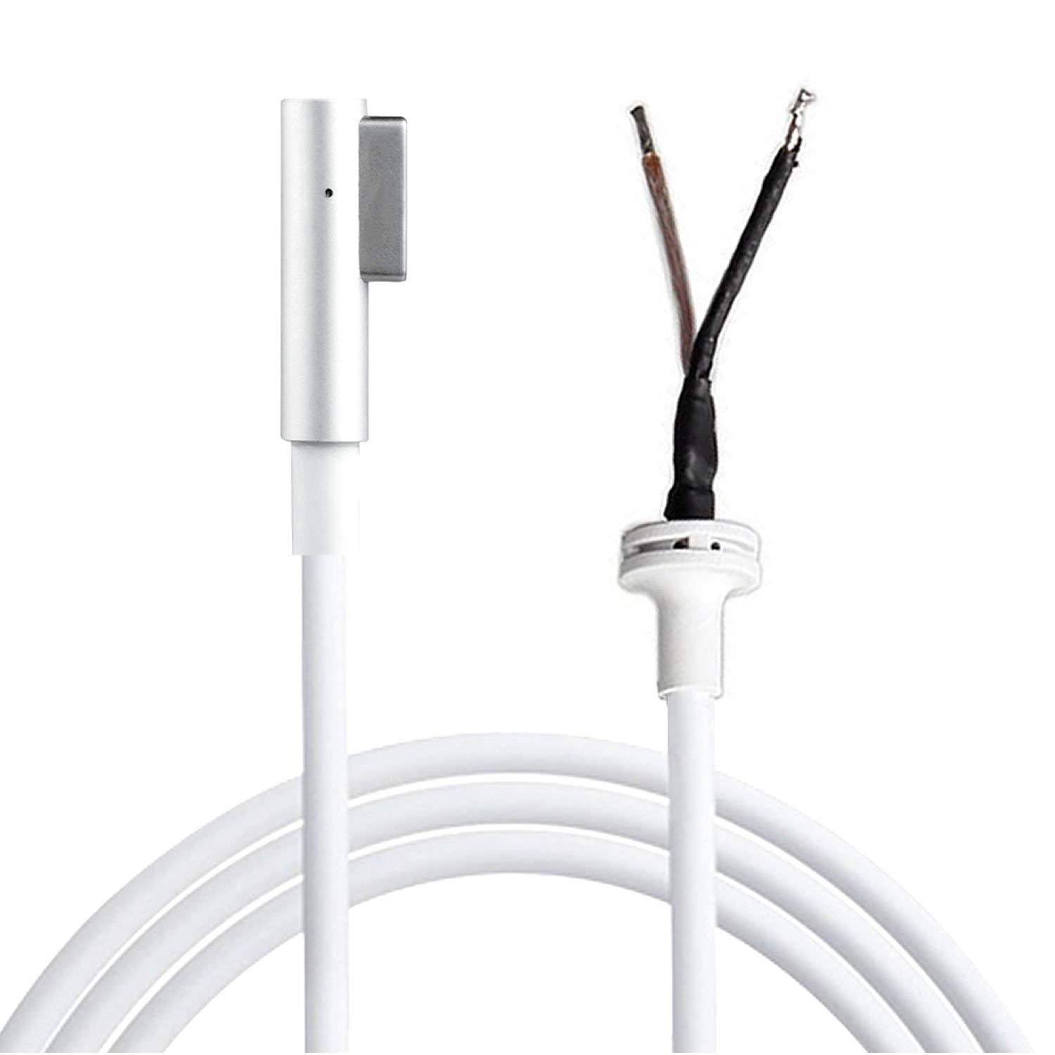 dc cable cord (l shape) compatible for mac-book pro, air, retina laptop adapters chargers 45w 60w 85w unibody 13" 13.3" a1278