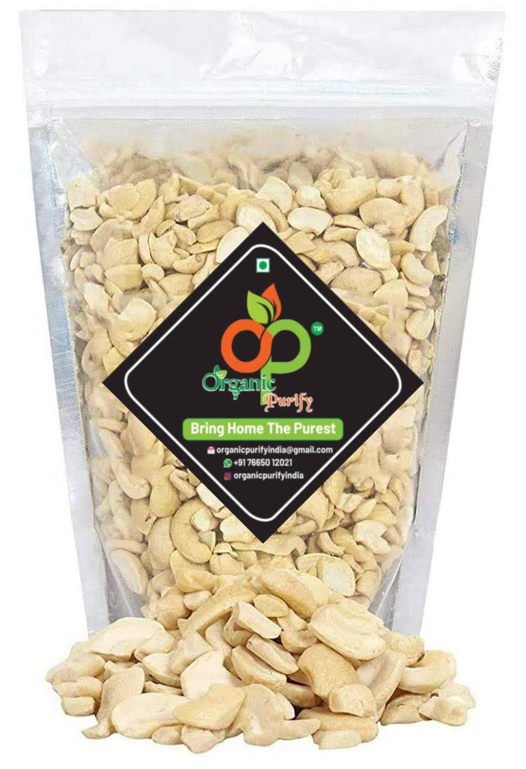 Organic Purify Broken 4-Piece Cashew Nuts Spit Cashews (Kaju 4 Tukda), 1.8KG [Pure and Natural White Tukdi] (B08K4P46D8) Amazon Price History, Amazon Price Tracker