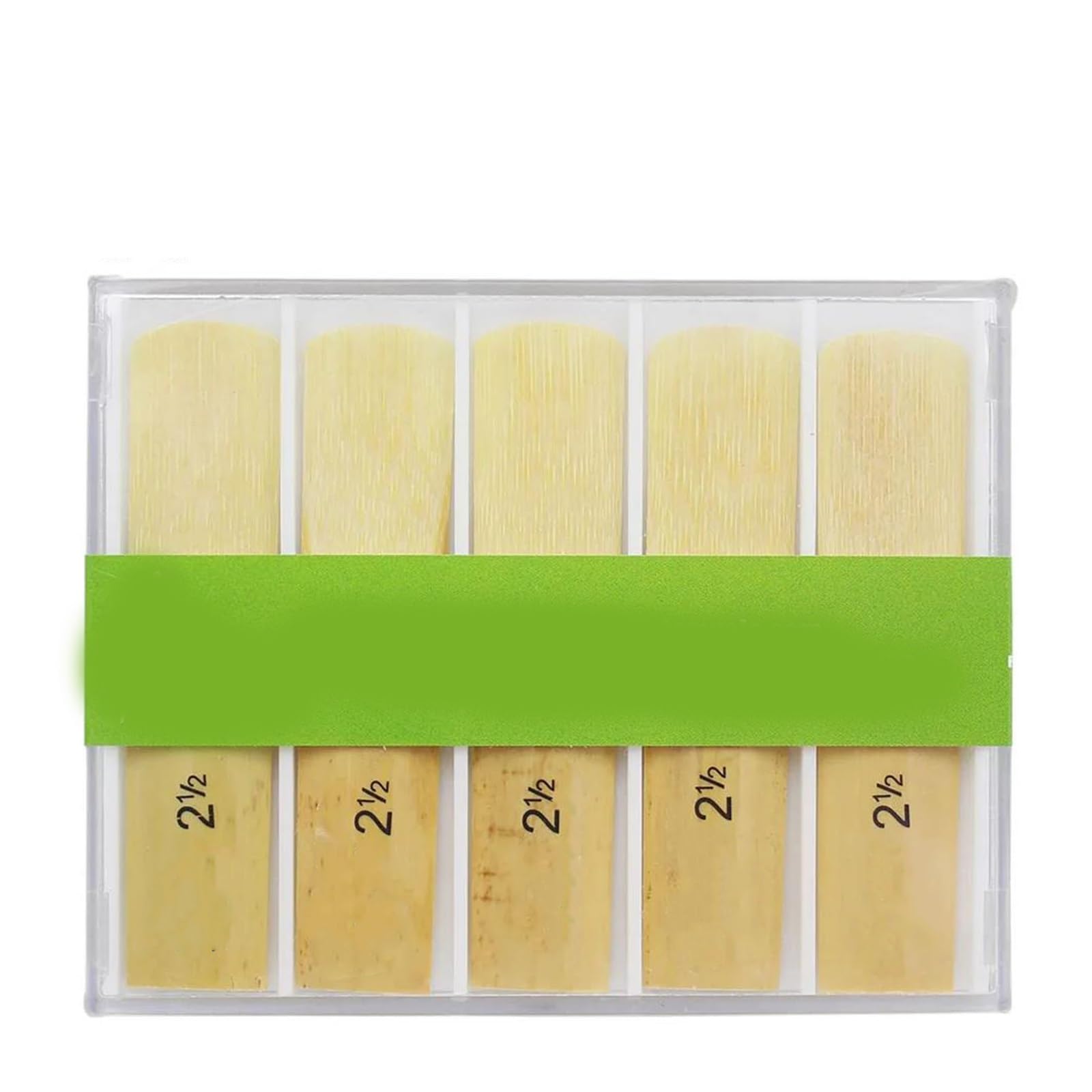 Kit de Accesorios saxofón 10 Unids/caja Cañas De Saxofón Saxofón Fuerza De Las Cañas 2,5 Accesorios Para Instrumentos De Viento De Madera