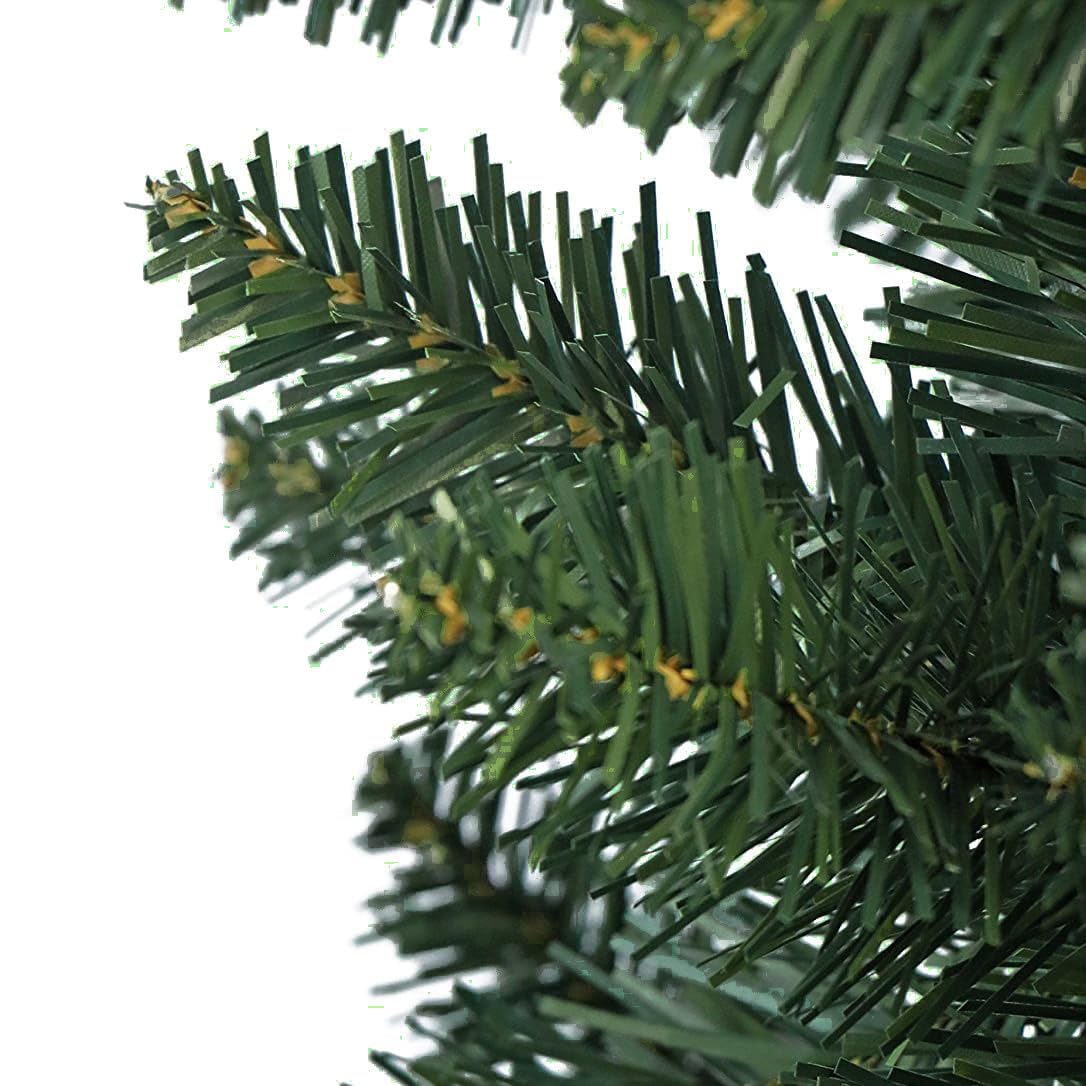 Totò Piccinni Albero di Natale Slim AVORIAZ Super Slim Artificiale Folto, Facile Montaggio, Ignifugo e salvaspazio (180 Cm)