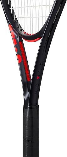 Miniatura 6 de Wilson Clash 100L V3 Strung - Raqueta de tenis para adultos, tamaño de agarre de 2-4 14 pulgadas, ensartada con Sensation 16 Natural a media tensión