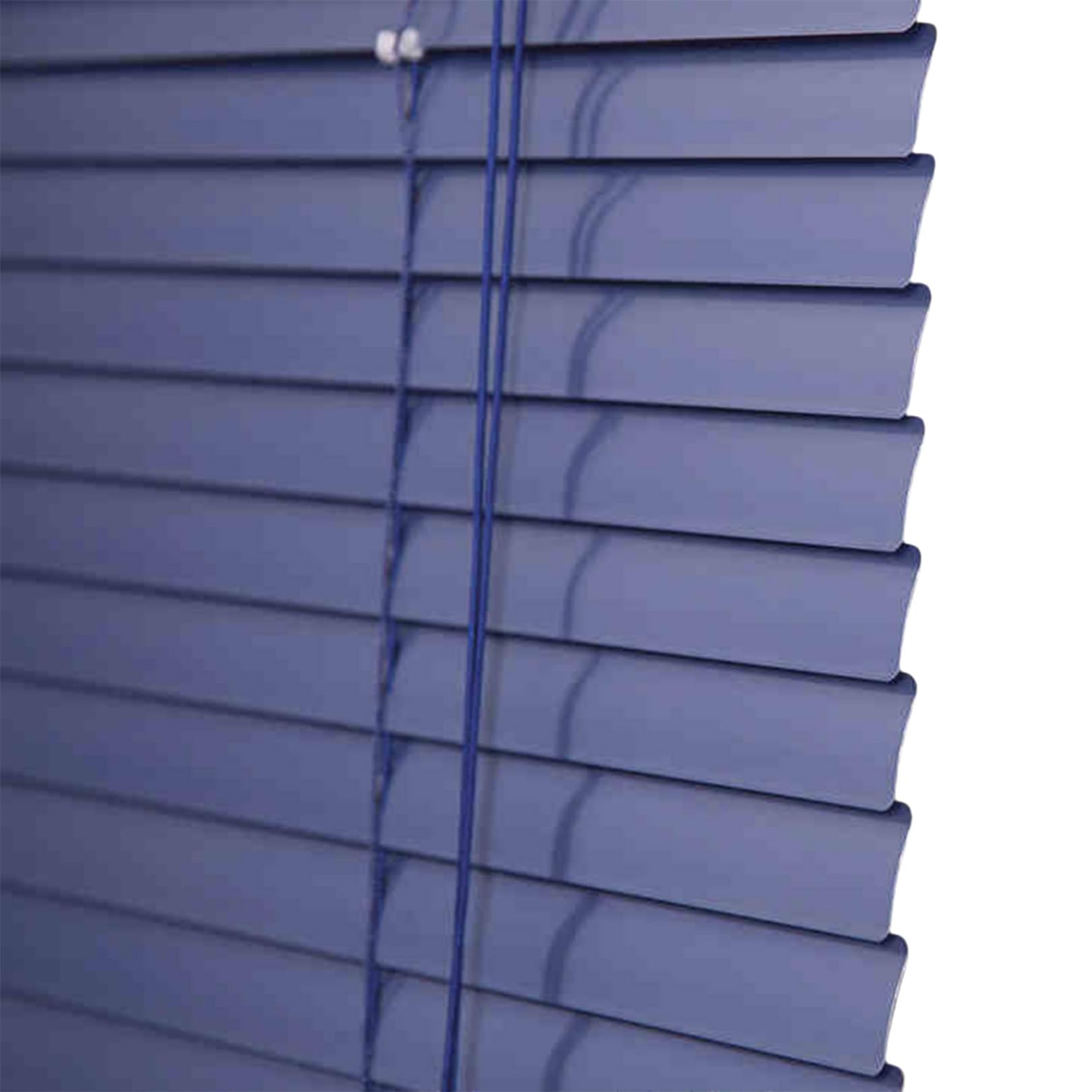 Light Blue Aluminium Metal Venetian Blinds Slat Home Office Blind Thin Slats Kitchen Blinds Blackout Shutters Child Safe Home, Customisable (45×180cm)
