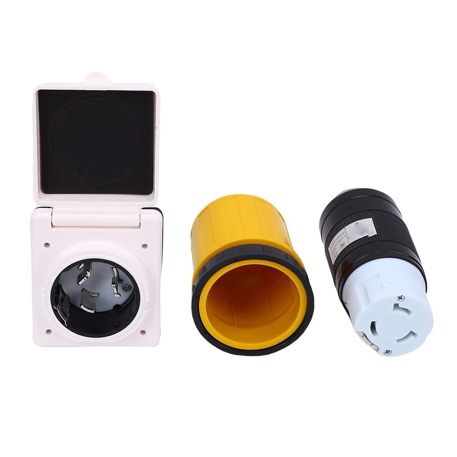Mingzhe Secure RV Power Plug and Receptacle 50A Connector Kit for Caravan