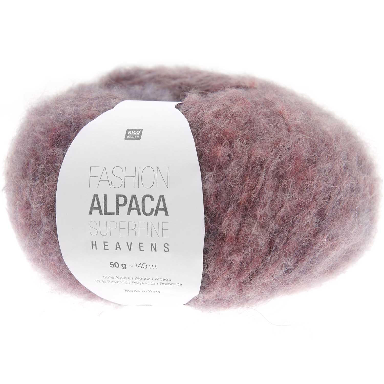 Alpaca superfine fil laine naturelle exclusive couleur 05 Sundown pour tricot et crochet