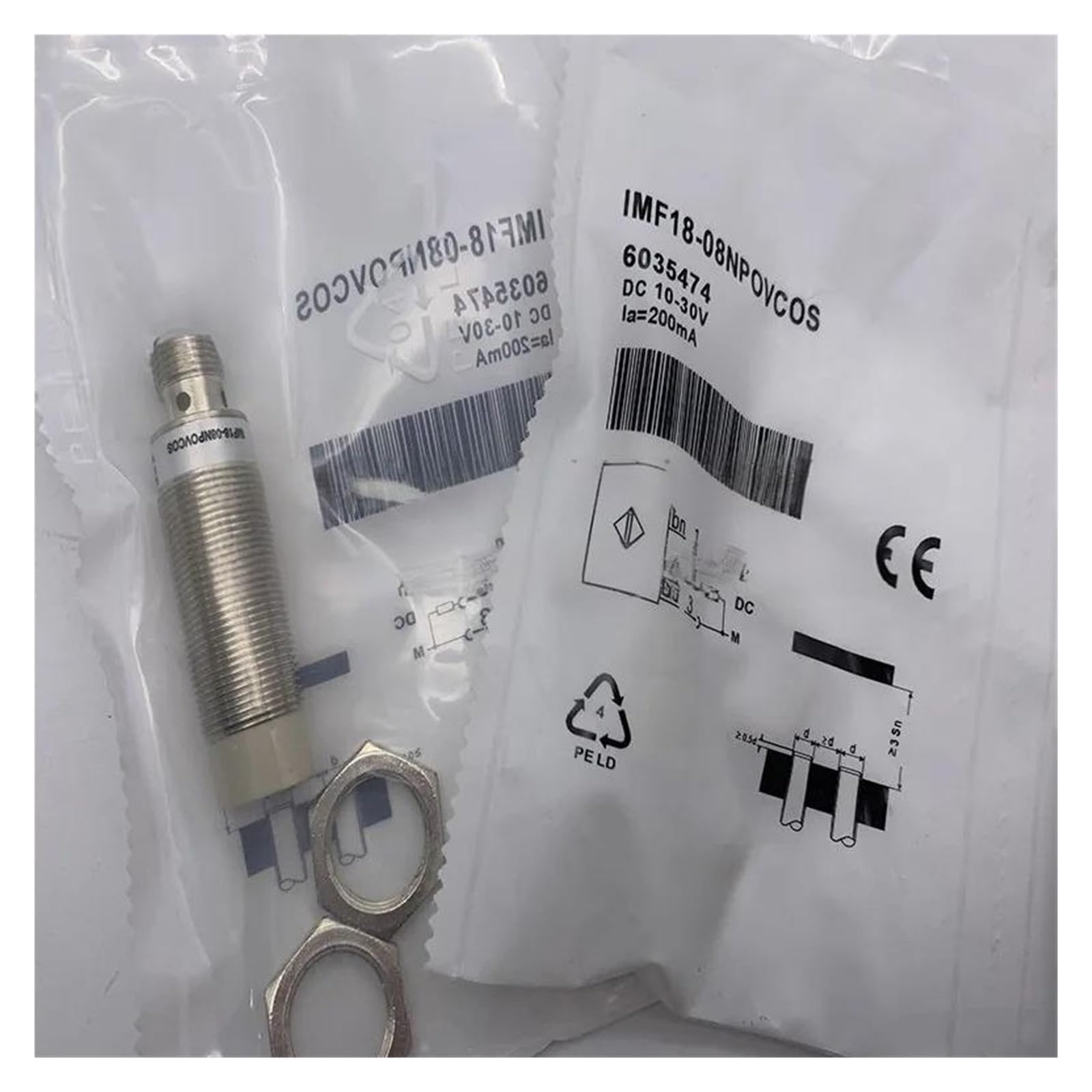 ZVQYSGIW 1pcs IQE17-05NNOKW2S IQE17-05NNSKW2S IQE17-05NPSKW2S IQE17-05NPOKW2S proximity switch sensor(IQE17-05NNOKW2S)