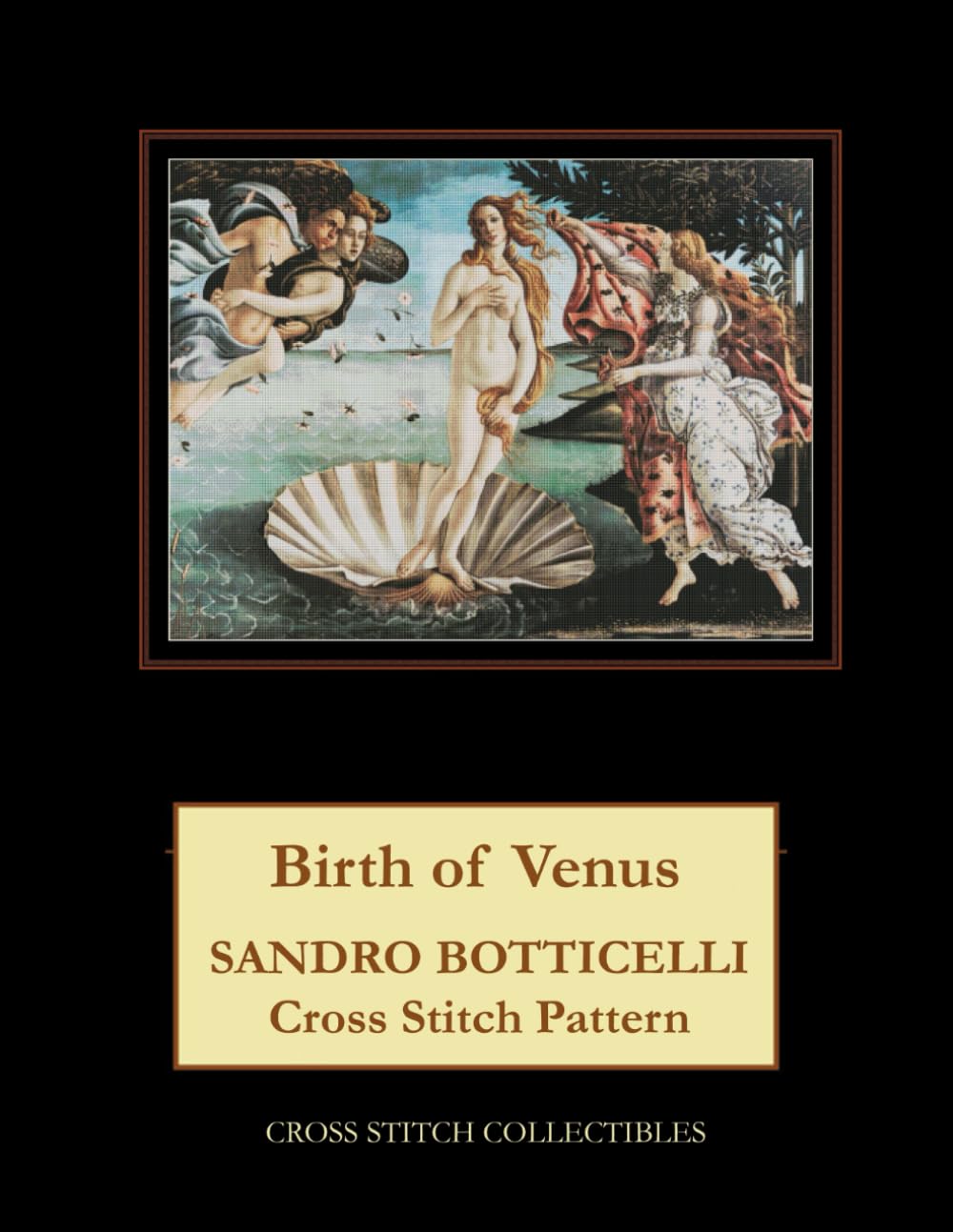 Birth of Venus: Sandro Botticelli Cross Stitch Pattern