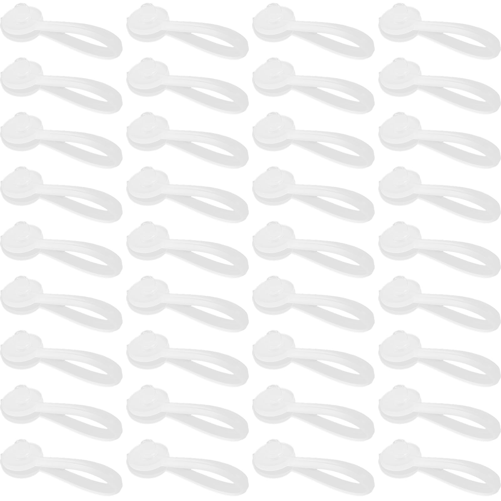 Porte étiquettes transparent PVC résistant pour fixation textile
