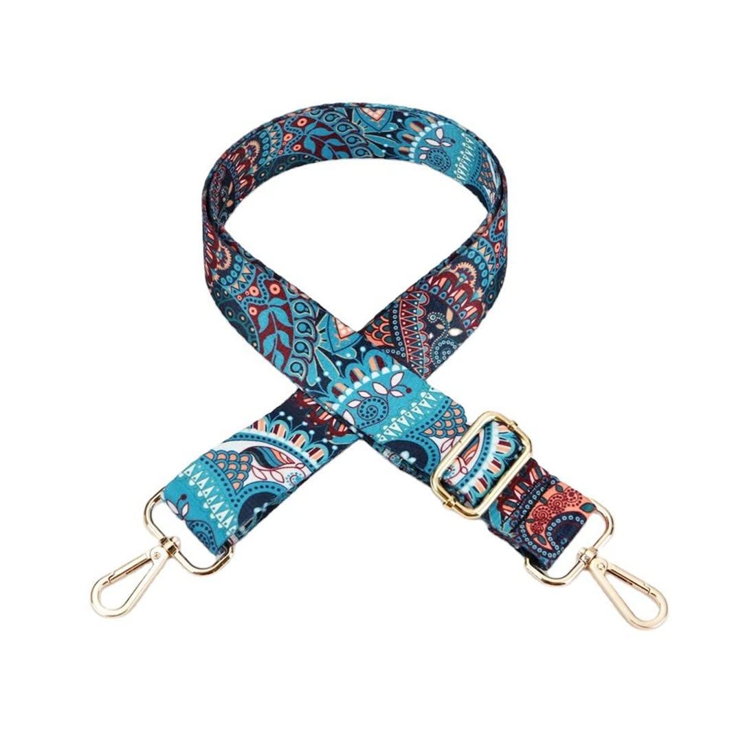Set 3 Cinghie Larga Tracolla Regolabile Multicolore - Nylon Resistente 5cm X 75-145cm - Ricambio Per Borse A Tracolla E Messenger - 3