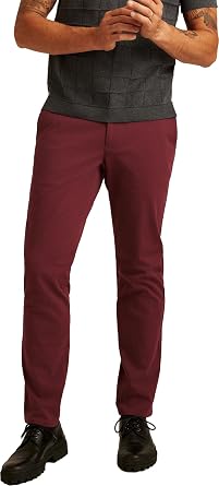 Bonobos - Mens Stretch Washed Chino 2.0 Pants, Color Tawny Port, Size 36W x 30L