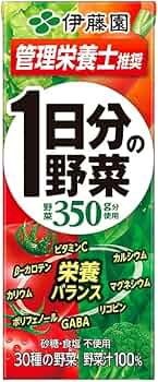 Amazon.co.jp: 伊藤園 1日分の野菜 200ml 紙パック 96本 (24本入×4