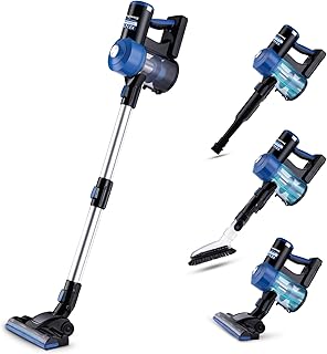 KENT Zoom Plus Vacuum Cleaner | 150W | 14 kPa | Battery Operated, Rechargeable, Cordless &amp; Hoseless | Bagless Design | Cyc...