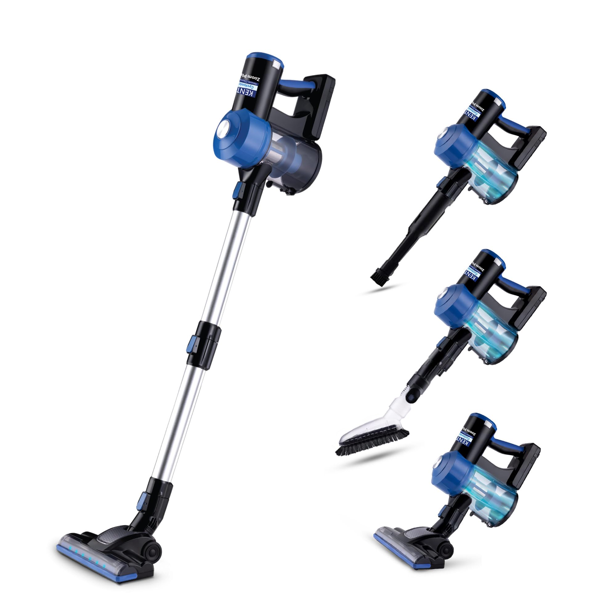 KENT Zoom Plus Cordless Vacuum Cleaner main unit