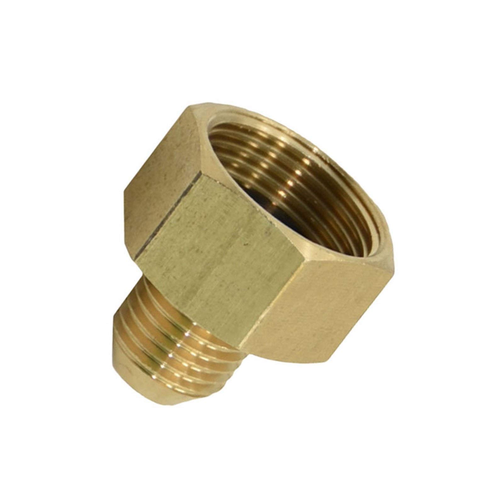 Conector de manguera Rosca externa M14 a M22 Rosca externa Unión roscada de latón Reparación de mangueras de lavadoras de alta presión Accesorios de grifo de jardín 20