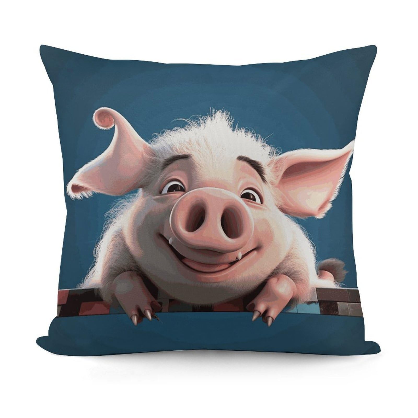 Adfgyerh Style Smiling (22) Decorative Pillow Covers, Throw Pillow Covers Soft For All Seasons, Pillowcases For Couch Living Room Sofa Bedroom 18X18 Inch