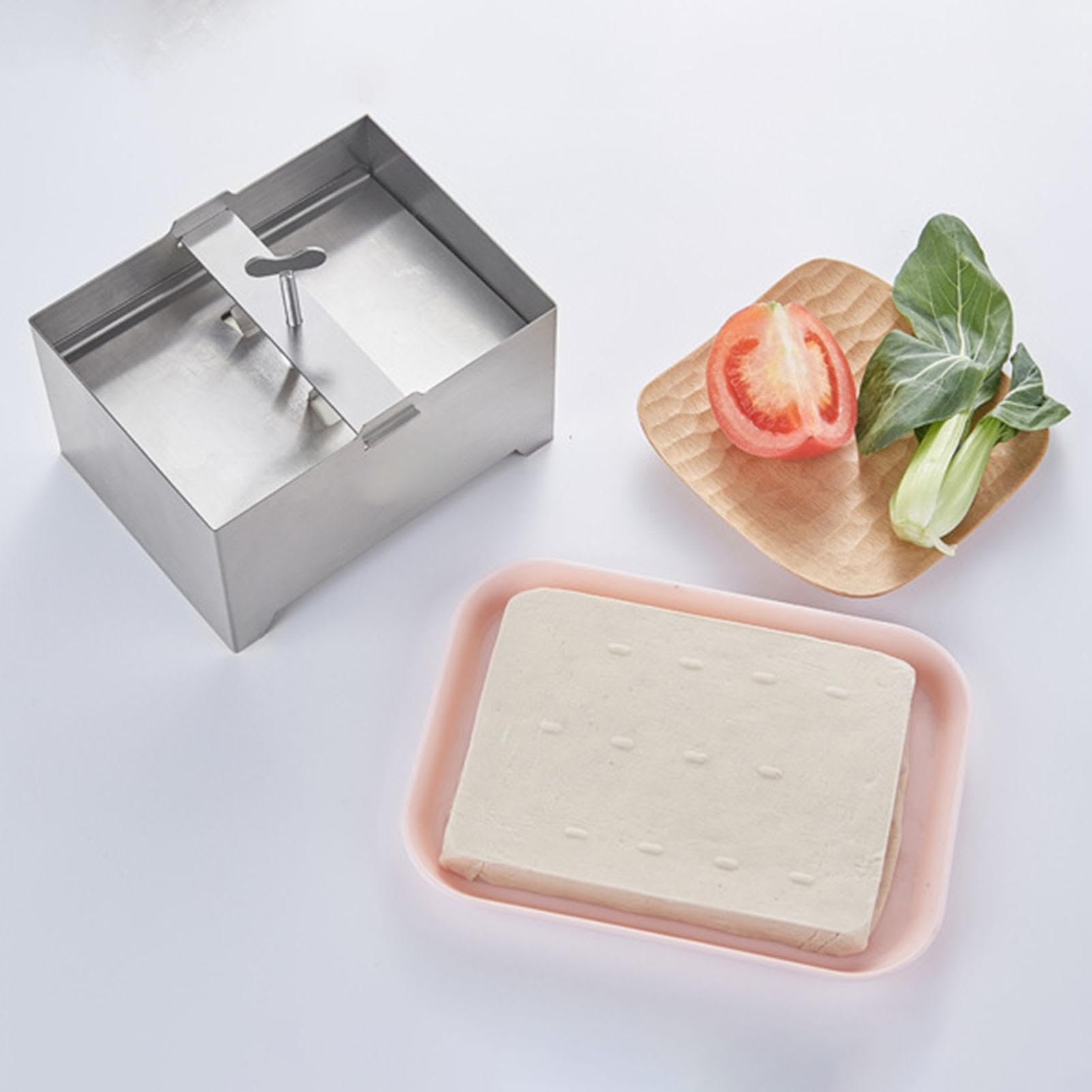 Generico Cheese Making Mold with Drainage, Maker Paneer with Drip Tray, Adjustable Pressure Tool for Family Dining Room, Kitchen, Restaurant, Baking, Homemade Paneer, ser