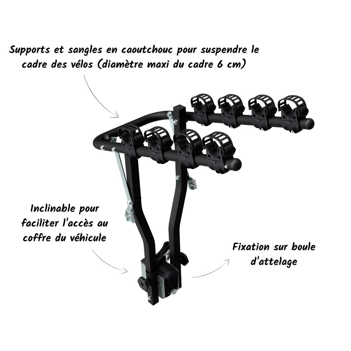 Peruzzo Tow Ball CycleCarrier Arezzo 4 rowery
