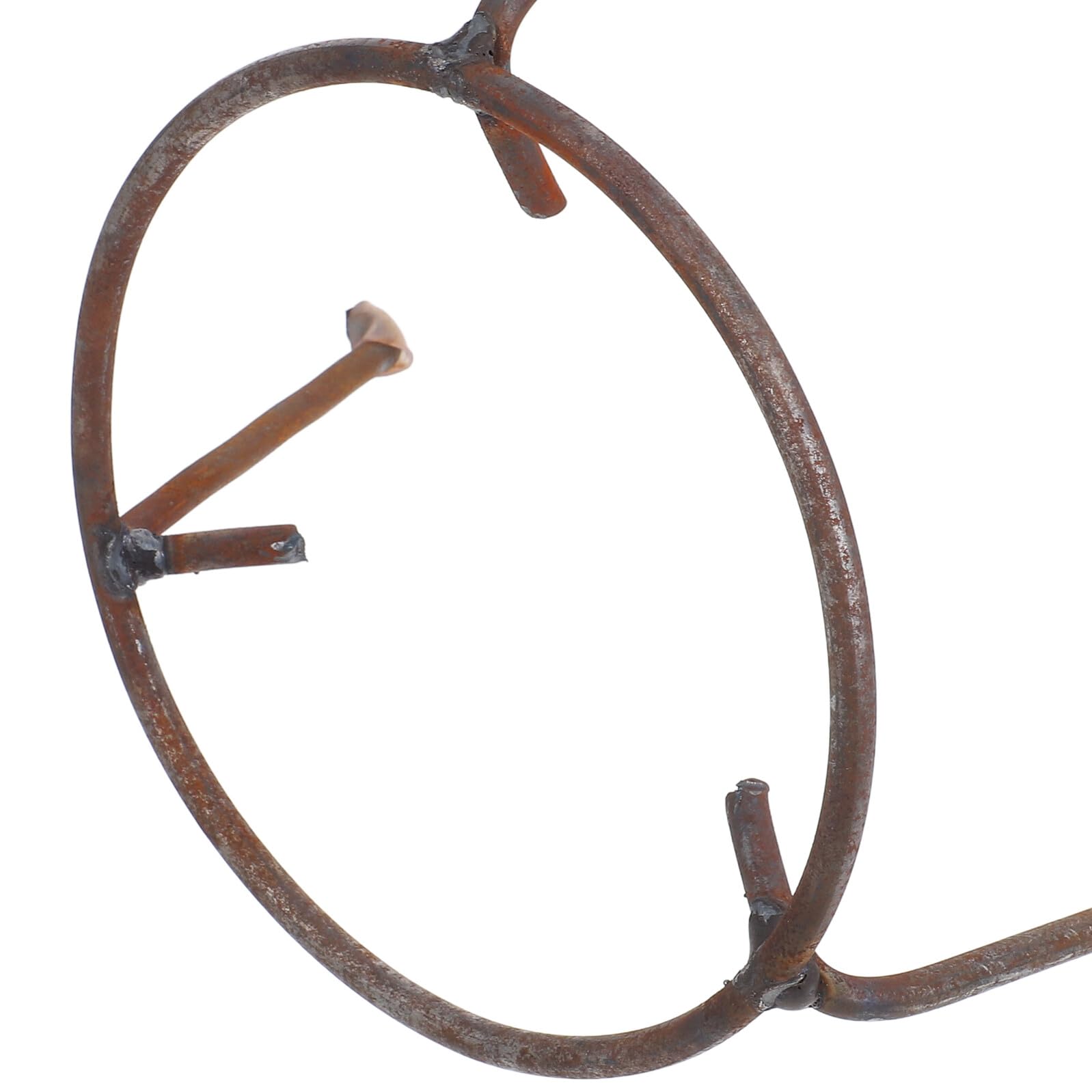 iplusmile Soporte Metálico para Wok para Cocina de Camping, Trípode Pequeño Portátil de Acero Redondo para Exteriores, Rejilla Resistente para Fogata y Barbacoa al Aire Libre