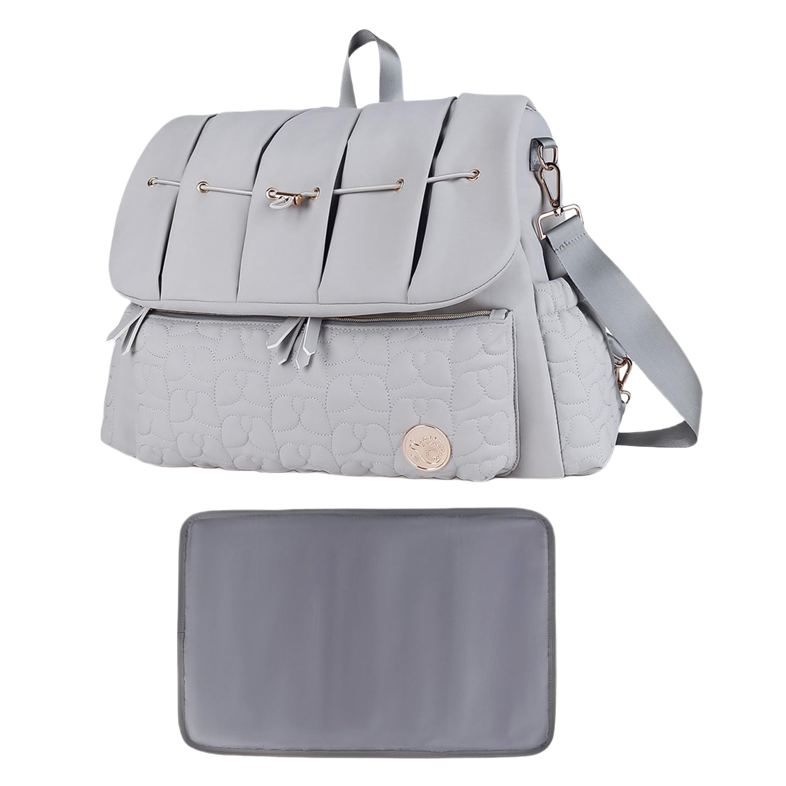 Wasserdichte Wickeltasche, Rucksack mit bequemen Schultergurten, Wickeltasche, Rucksack für Reisen, Eltern, bequemes Tragedesign