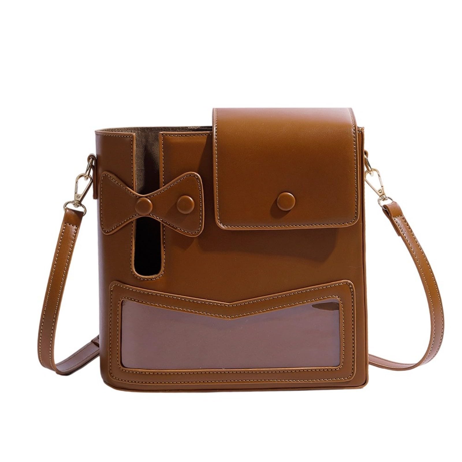 Elegante borsa a tracolla in pelle PU per fiaschetta d'acqua compagno portabicchieri borse per spostamenti quotidiani e avventure all'aria aperta accessori alla moda per pendolari