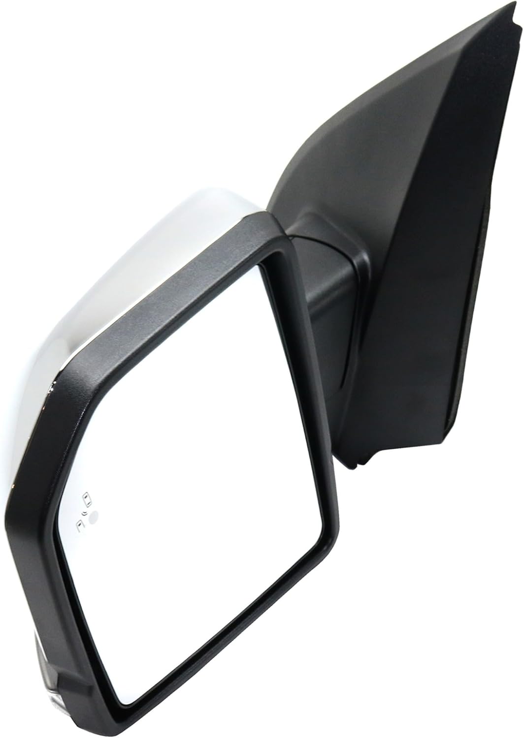 Kool Vue Mirror Compatible with Ford F-150 2015-2017 Driver Side With Heated Power Folding Blind Spot Detection in Glass In-housing Signal Light Puddle Light