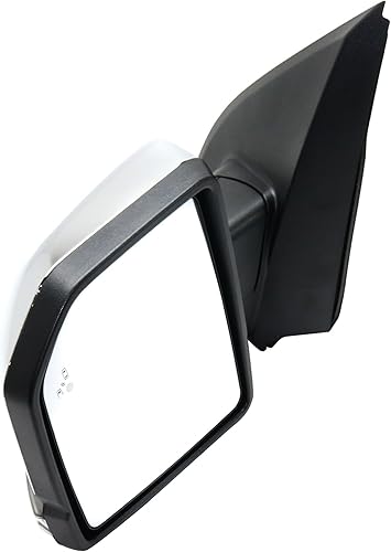 Miniatura 10 de Kool Vue - Espejo calefactable izquierdo para Ford F-150 2015-2017 Power Fold con luz de señal, monitor de punto ciego, memoria y lámpara de charco
