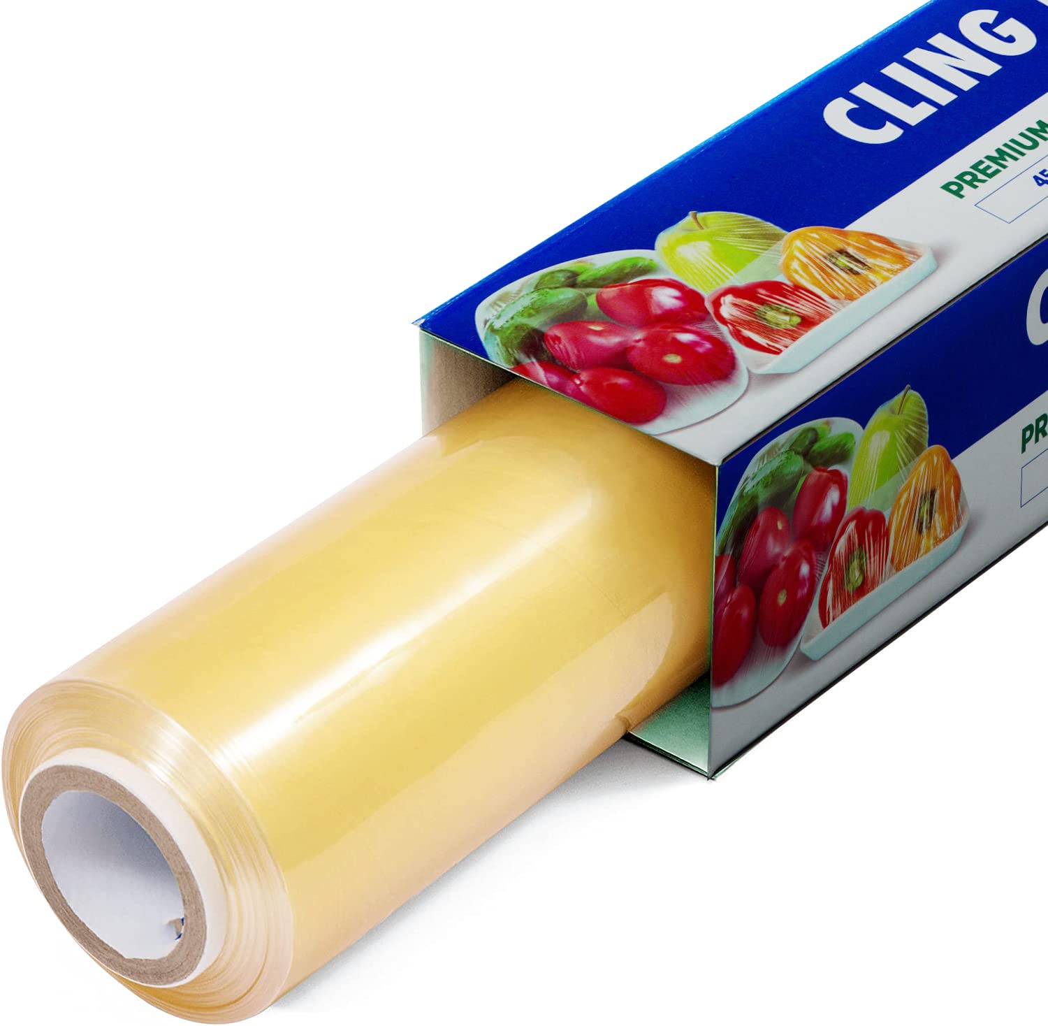 45cm Width & 600 MetersLong (1.5 Kg) Premium Quality Multi Use Heavy Duty Shrink Wrap Roll | Strong & Secure Packaging Plastic Cling Film for Packing, Moving, shifting Fragile Items GP80005