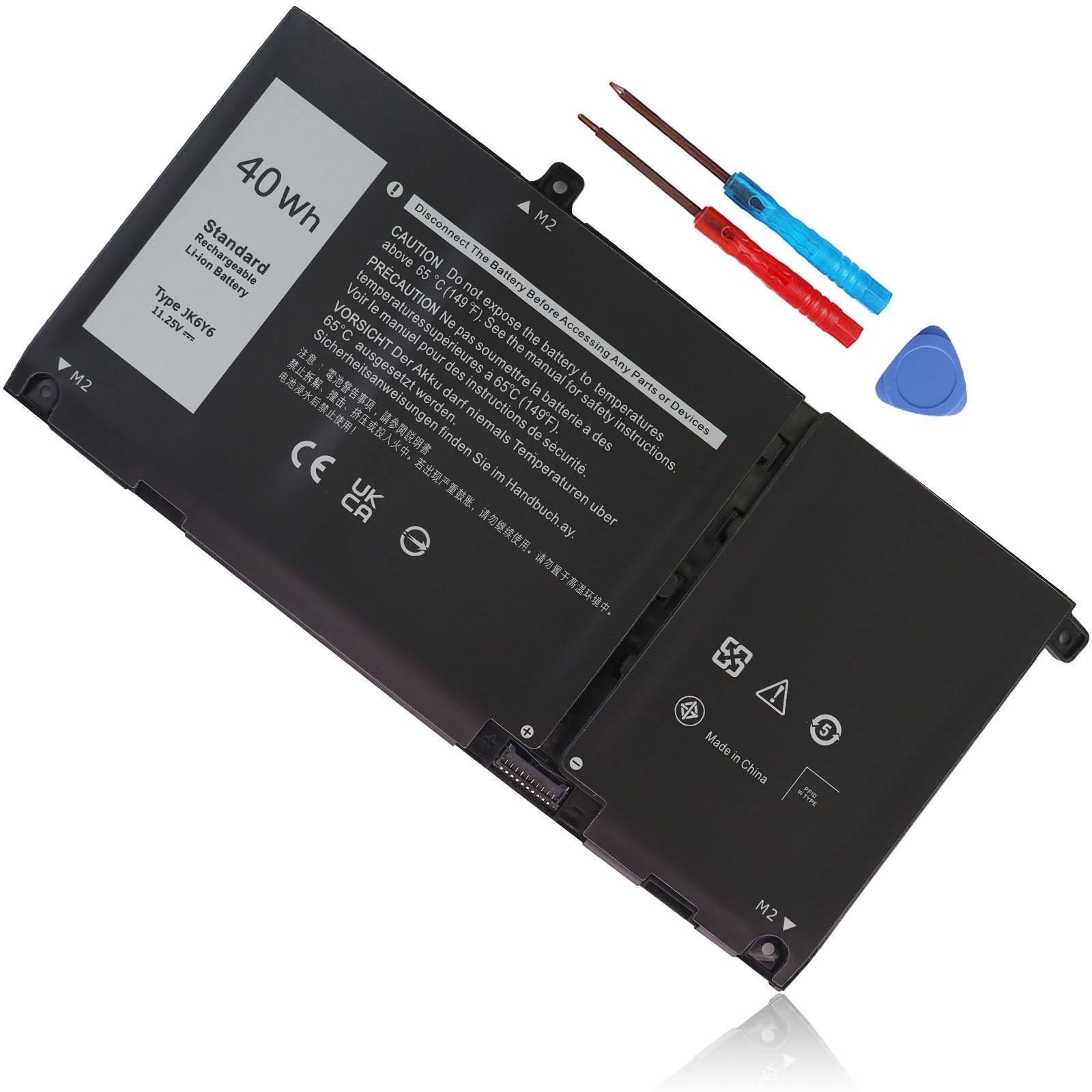 Amazon.com: 40Wh JK6Y6 11.25V Laptop Battery for Dell Inspiron
