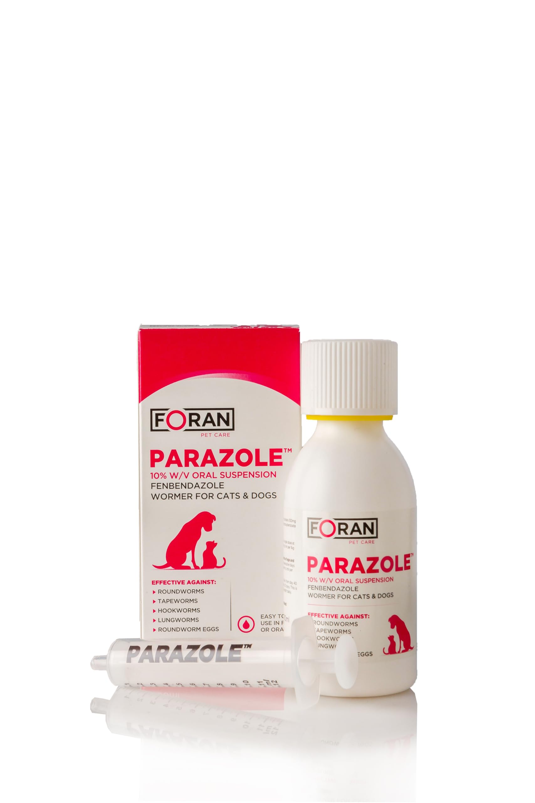 Parazole Dog/Cat Oral Wormer Suspension 100ml