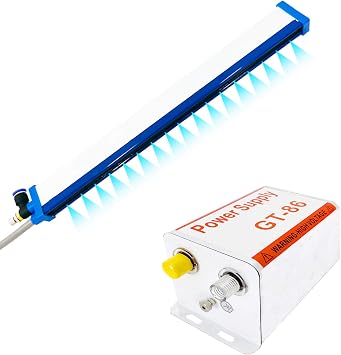 YUCHENGTECH Ionizing Air Bar Anti Static Ionizing Bar Antistatic Air Bar with 12KV High Voltage Generator 110V 70cm