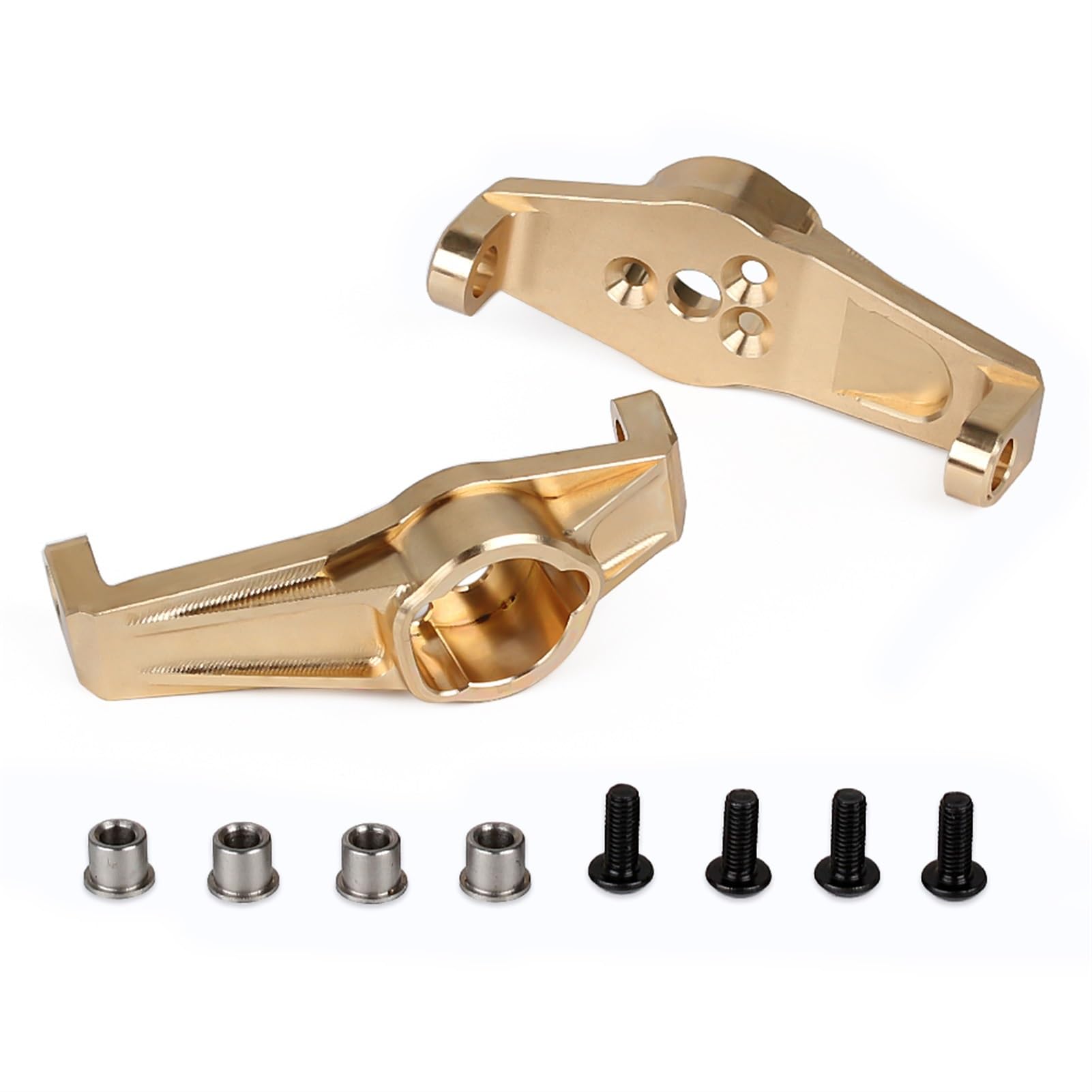 2PCS Brass Heavy Counterweight Front Caster Blocks Portal Drive RC Crawler, for Traxxas, TRX-4 TRX-6 8232 Upgrade Parts car balance counterweight