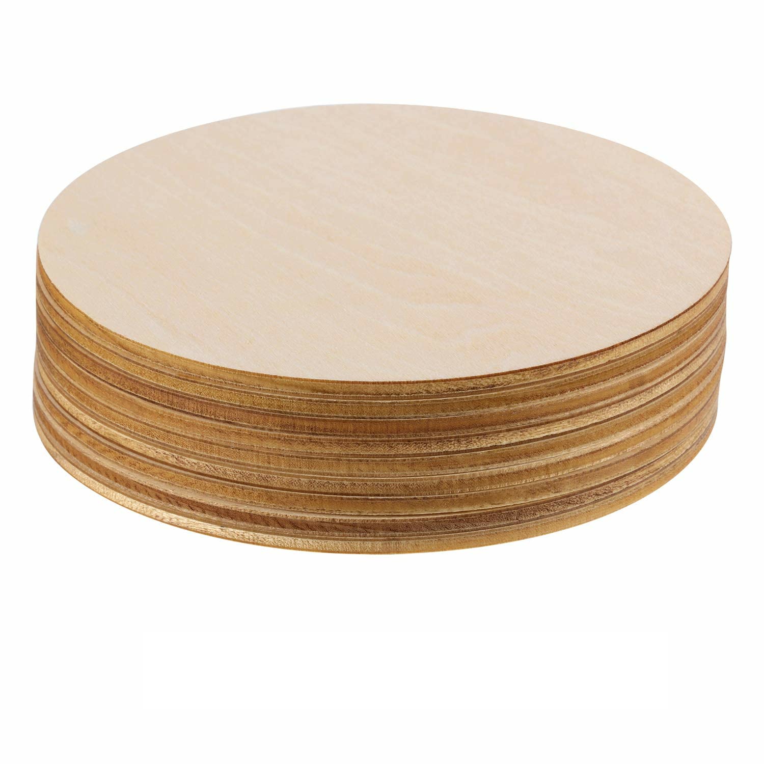 Mini Leaves Unfinished Wood Circle Round Pine Wood Pieces Blank Round Wooden Cutouts for DIY Craft Project, Decoration, Laser Engraving Carving, 2.7 MM Thickness (4 Inch Diameter, 24 Pieces) (B09LZ8B632) Amazon Price History, Amazon Price Tracker