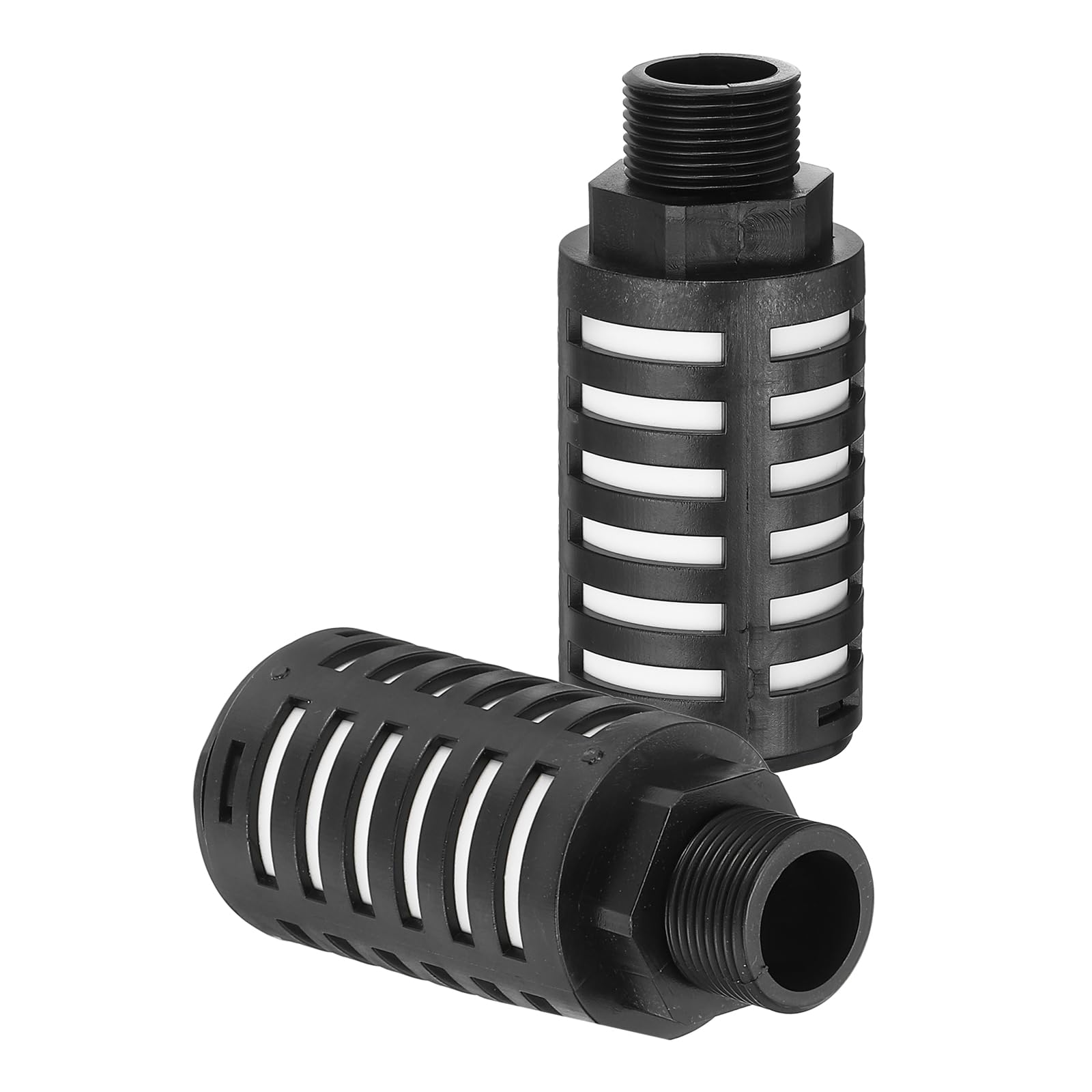 Air Silencer Plastic Exhaust Muffler Pneumatic 1/8 1/4 3/8 1/2 Male Thread Absorb Noise Filter Slip Lock Misting Pump Plastic - View #11